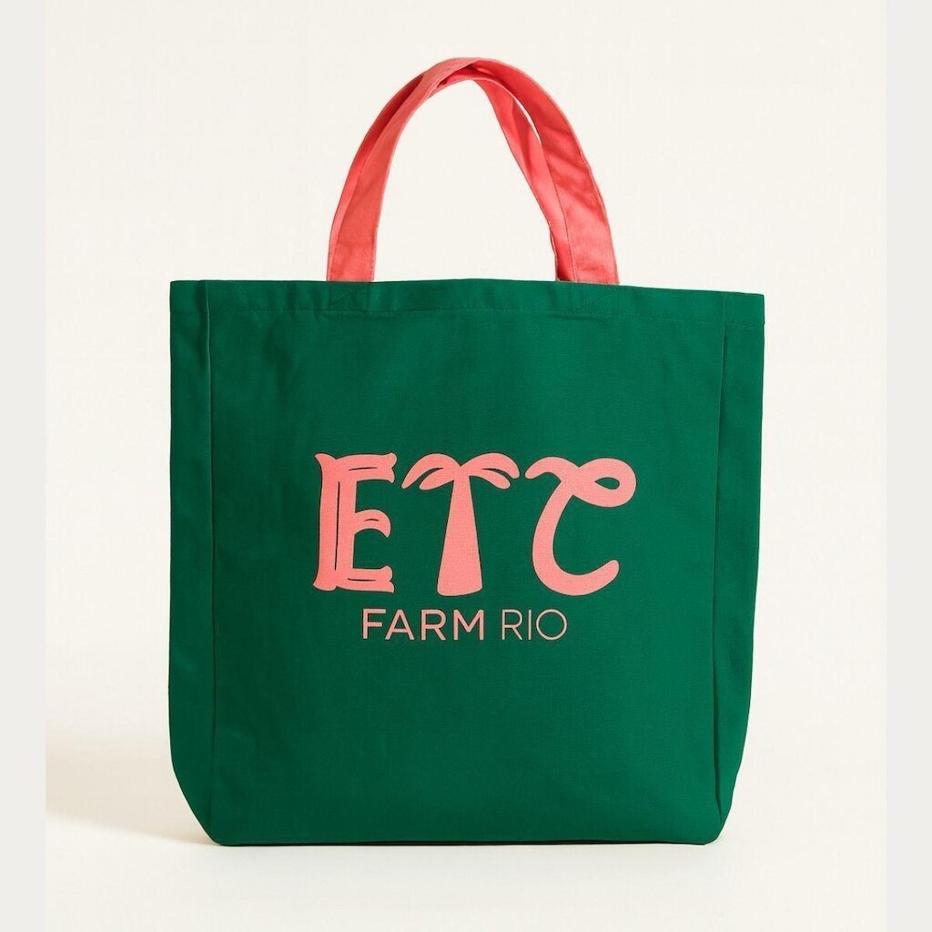 Bolsa Farm Totebag Sacola Verde