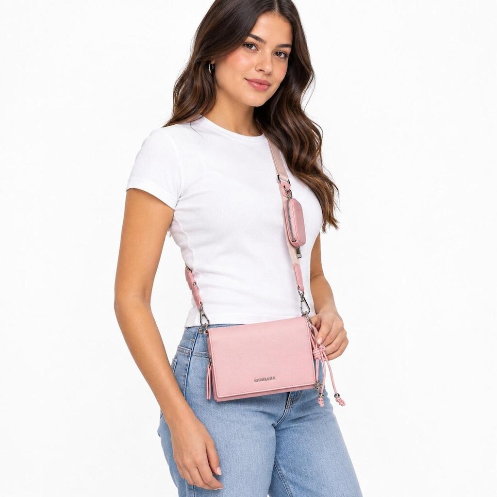 Bolsa Feminina Cavalera Ombro Transversal Casual 1 Litro