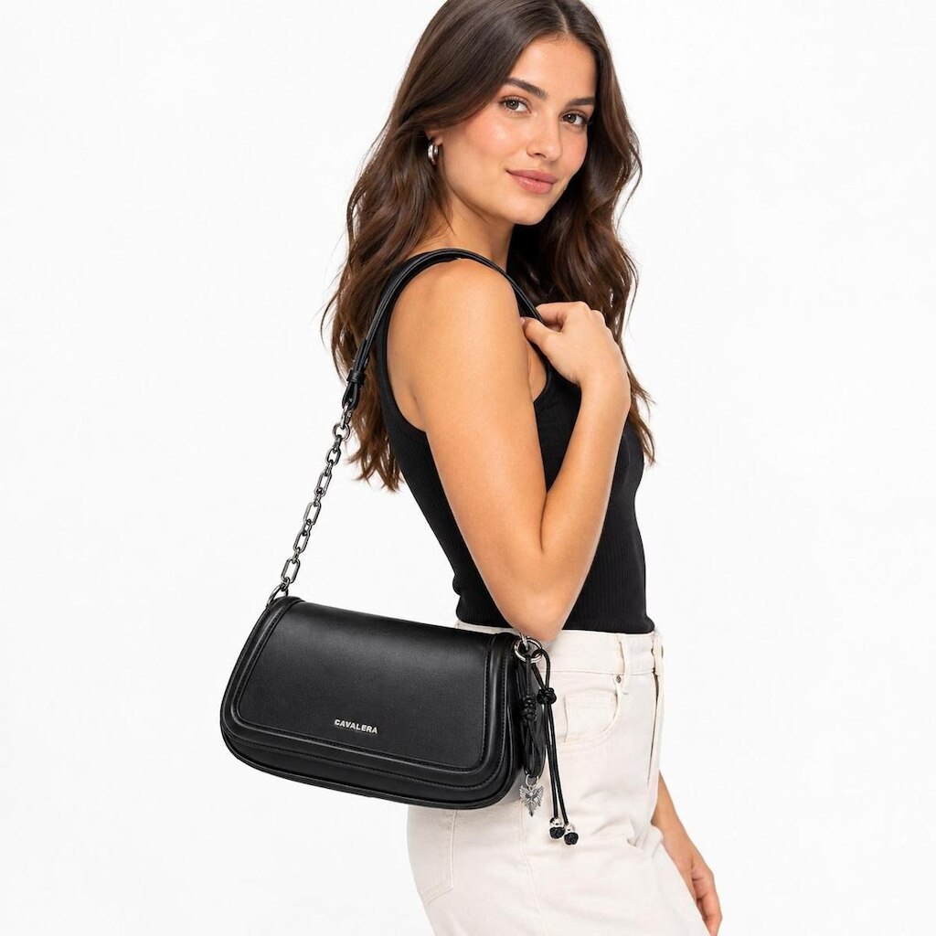 Bolsa Feminina Cavalera Passeio Transversal Casual 2 Litros