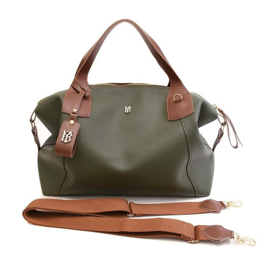 Bolsa Feminina Milão Casual Couro Lisa Alça Ajustável - Verde Menor preço em Bolsa Feminina Milão Casual Couro Lisa Alça Ajustável - Verde