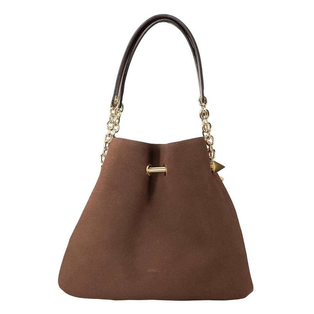 Bolsa Feminina Schutz Shoulder Marzie Suede Camurça 500183056