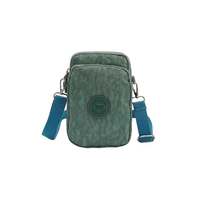 Bolsa Feminina Transversal Ombro Mini Bag Resistente Reforçada Menino e Menina - Verde água é boa?