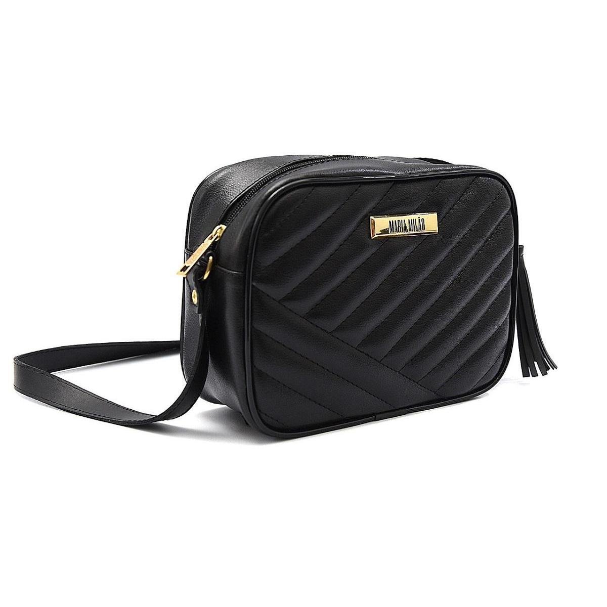 Bolsa Feminina Transversal Pequena Maria Milão Câmera Bag Matelassê Preta é ruim? Bolsa Feminina Transversal Pequena Maria Milão Câmera Bag Matelassê Preta é boa?
