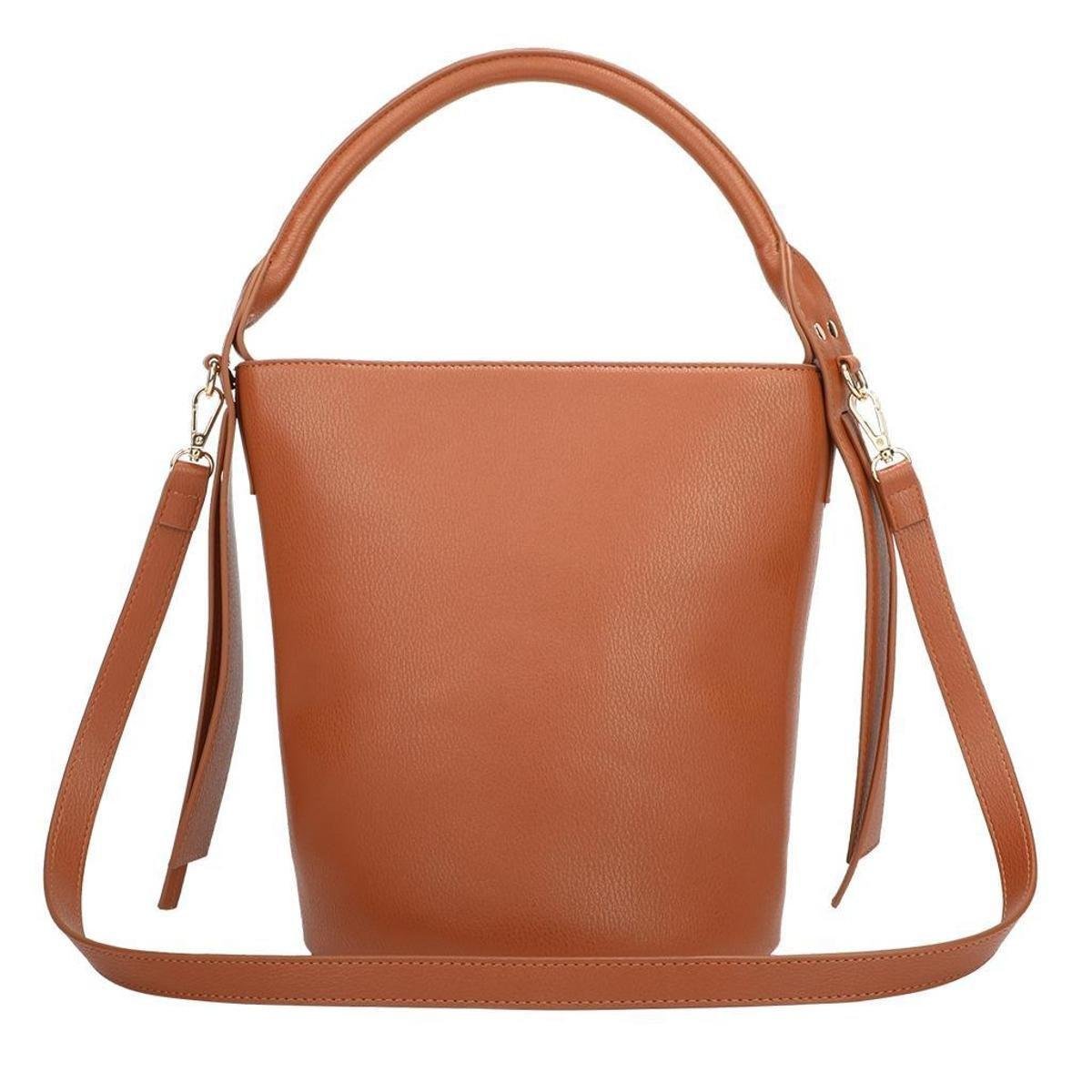 flat leather crossbody bolsa