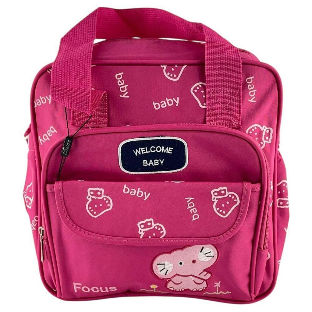 Bolsa Focus Para Bebês Média Estampada Com Bolsos