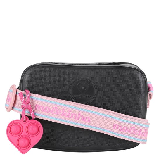 Bolsa Infantil Molekinha Transversal Coração Menina