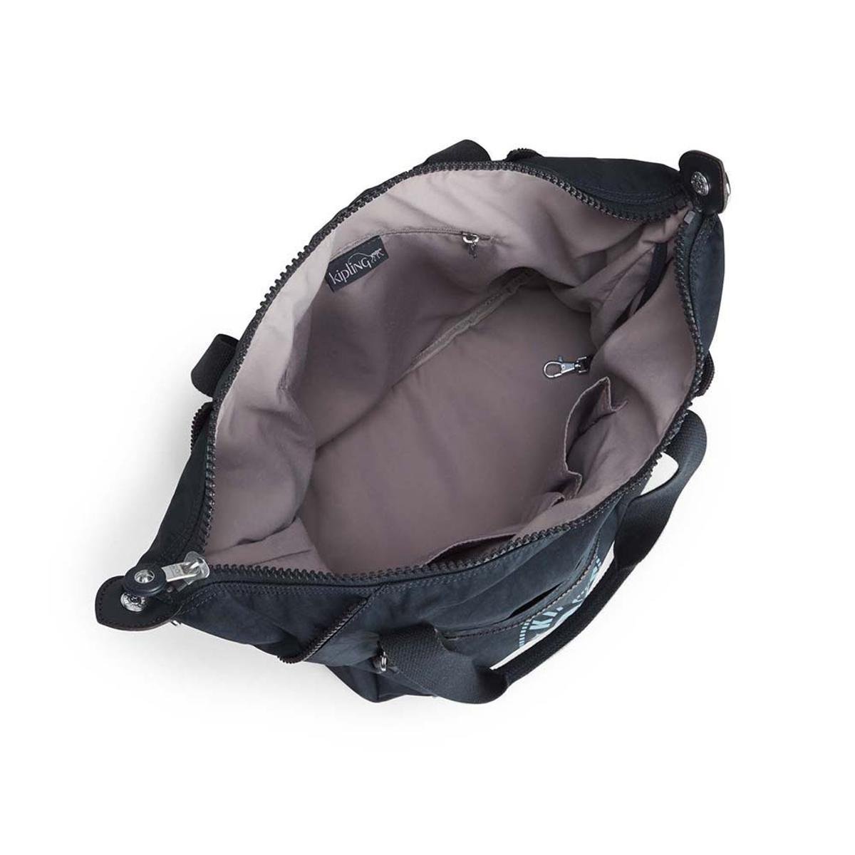 bolsa kipling art azul