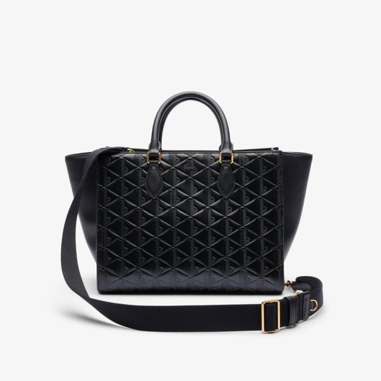 Bolsa Lacoste Tote com Monograma Maheki Grande Feminina
