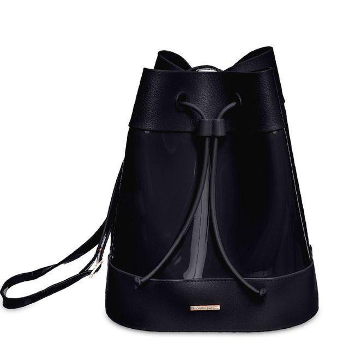 navy drawstring bolsa