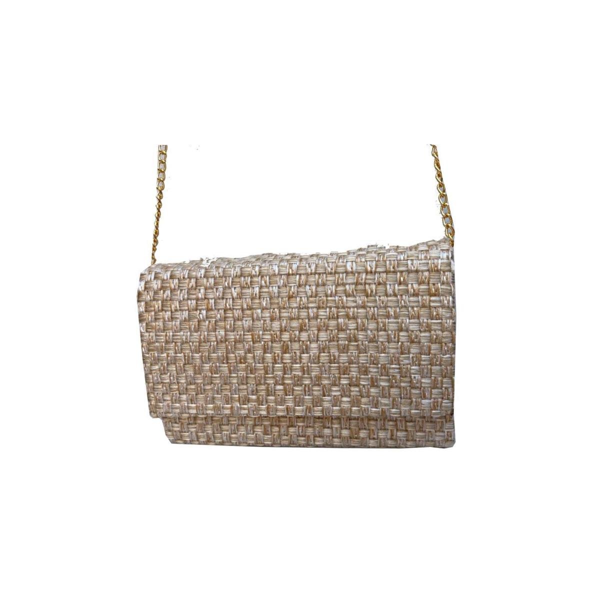 jute clutch bolsas