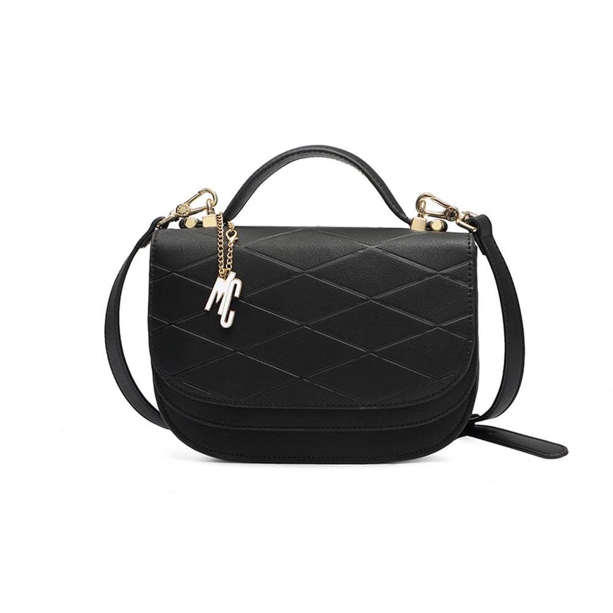 black quilted sling bolsa