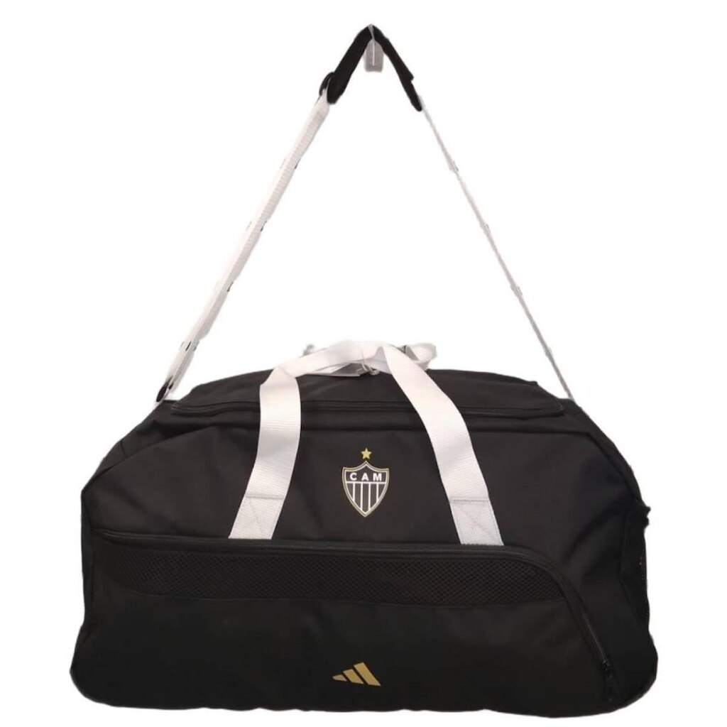 Bolsa Mala Atlético Mineiro Duffel Adidas - Preto+Branco