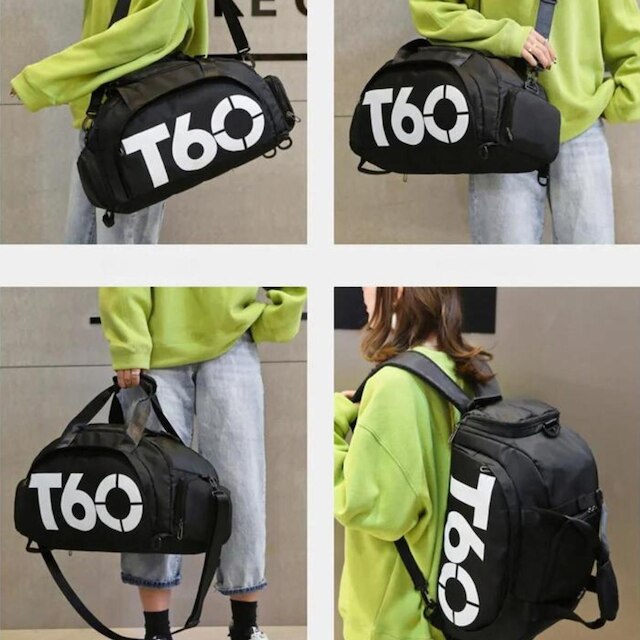Bolsa Mala de Viagem Academia Dagg Sacola Esportiva Resistente Com Alça e Compartimento Térmico