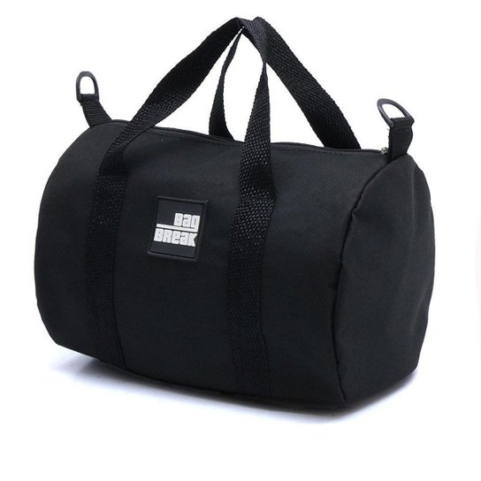 Bolsa Mala Pequena de Academia Fitness - Preto Menor preço em Bolsa Mala Pequena de Academia Fitness - Preto