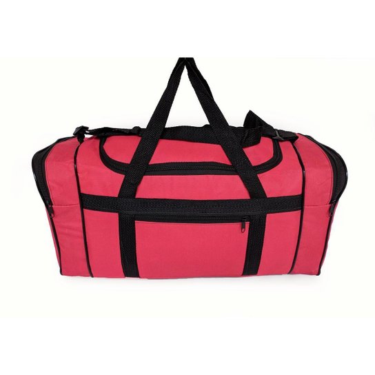 Bolsa Mala Sacola de Viagem Média Para Bagagem de Mão N5 - Vermelho Menor preço em Bolsa Mala Sacola de Viagem Média Para Bagagem de Mão N5 - Vermelho