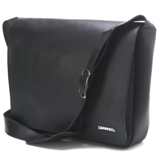 Bolsa Masculina Pasta Executiva Carteiro Couro Legitimo Para Notebook - Preto Menor preço em Bolsa Masculina Pasta Executiva Carteiro Couro Legitimo Para Notebook - Preto