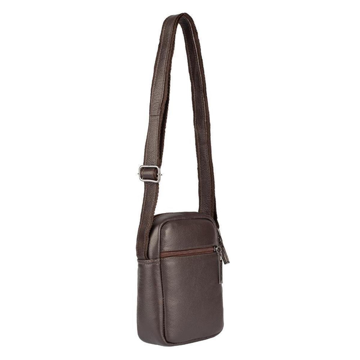 shoulder bolsa couro masculina