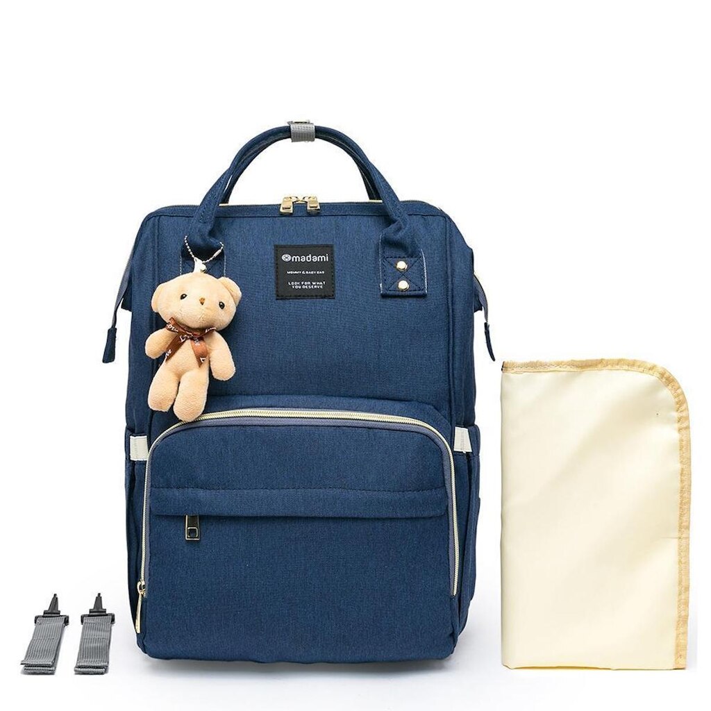 Bolsa Maternidade Madami C/ Carrinho Trocador Masculina