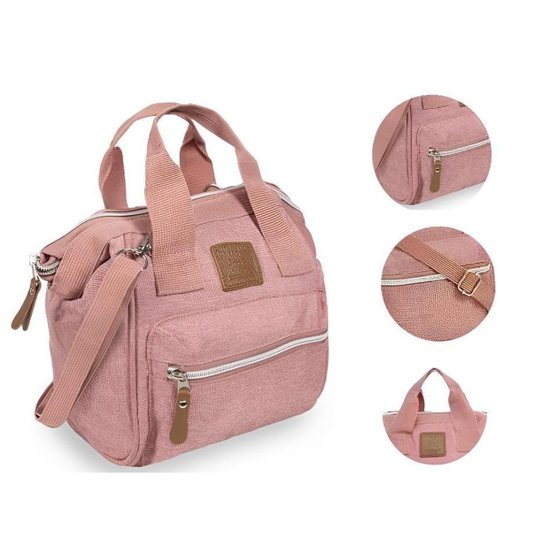 Bolsa Maternidade Mini Mommy Bag Lancheira Térmica Passeio - Rosa Menor preço em Bolsa Maternidade Mini Mommy Bag Lancheira Térmica Passeio - Rosa