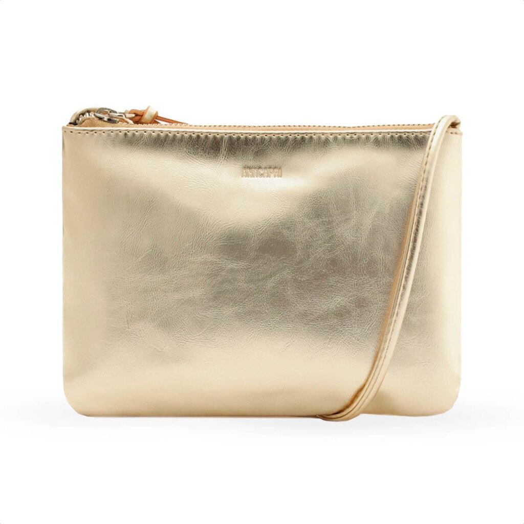 Bolsa Média Anacapri Tiracolo Basic Dourado - Feminino