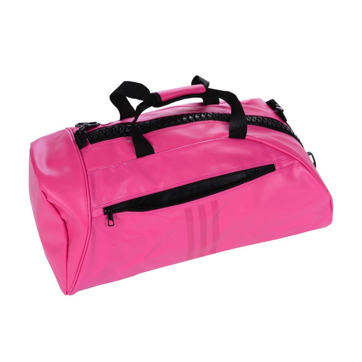 mochila saco adidas rosa