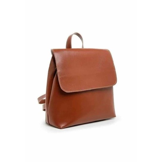 Bolsa Mochila Feminina Casual Com Fecho - Marrom é ruim? Bolsa Mochila Feminina Casual Com Fecho - Marrom é boa?