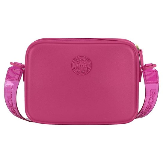 Bolsa Moleca Alça Transversal Pvc Verde/Pink Único - Pink Menor preço em Bolsa Moleca Alça Transversal Pvc Verde/Pink Único - Pink