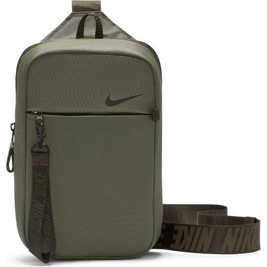 Bolsa Nike NSW Sportswear Essentials Hip Pack MTR - Verde Menor preço em Bolsa Nike NSW Sportswear Essentials Hip Pack MTR - Verde