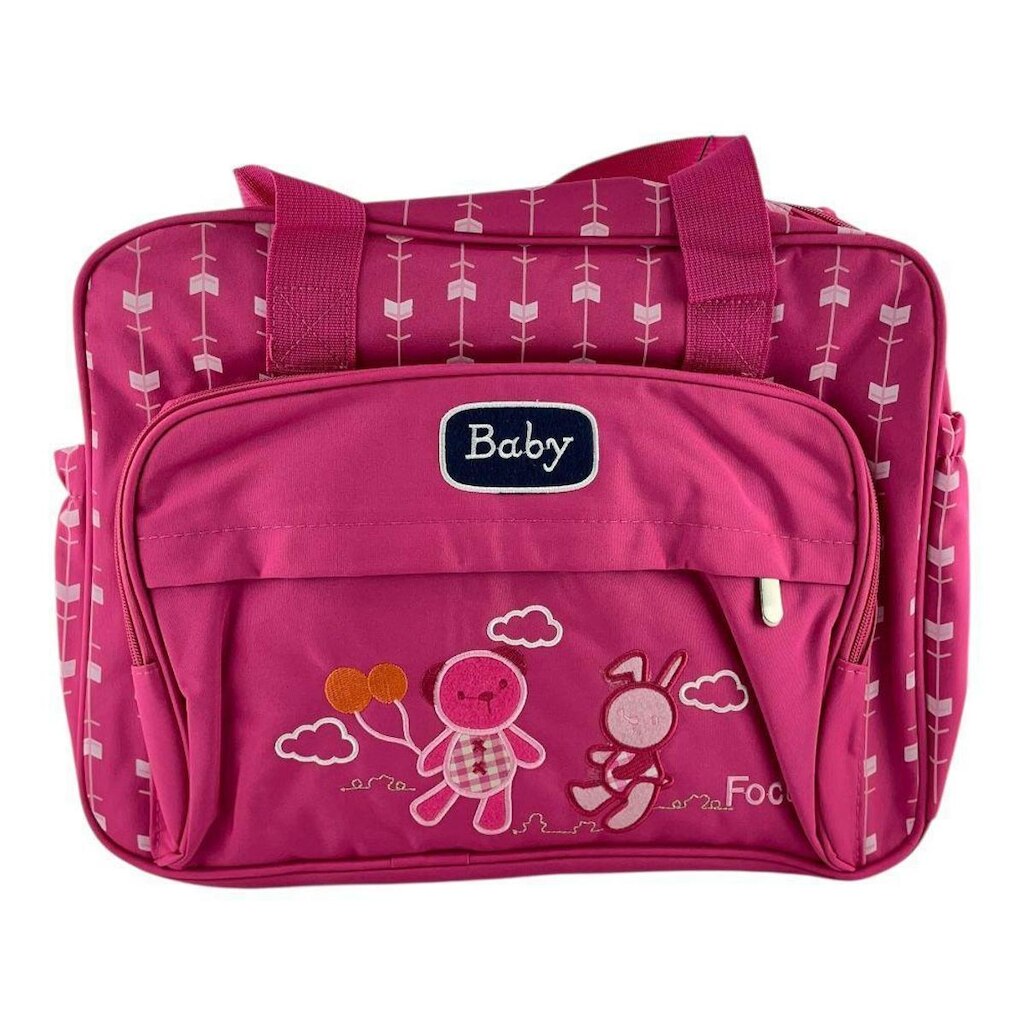 Bolsa Para Bebês Focus Estampada Com Divisórias Grande