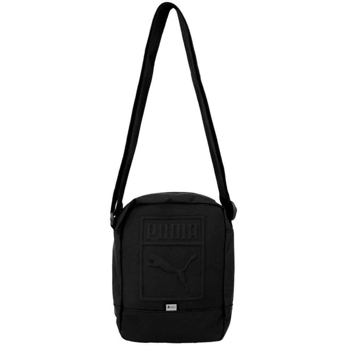 black rectangle crossbody bolsa