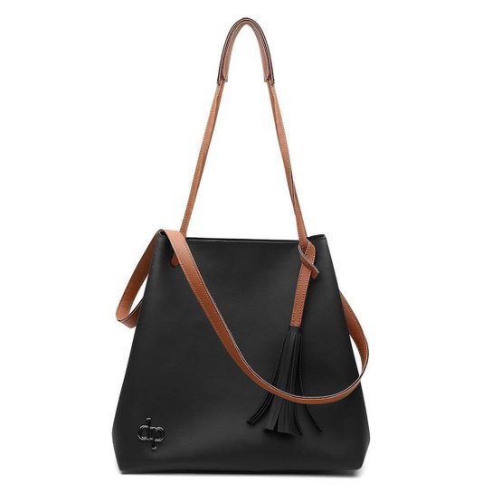 Bolsa Sacola Feminina Preta Grande De Ombro Alça Transversal Moda Reforçada Em Couro - Preto é ruim? Bolsa Sacola Feminina Preta Grande De Ombro Alça Transversal Moda Reforçada Em Couro - Preto é boa?