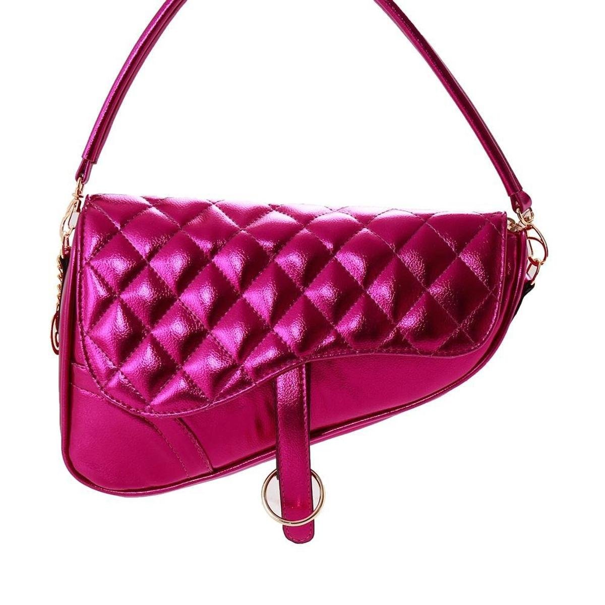 pink saddle bolsa bike