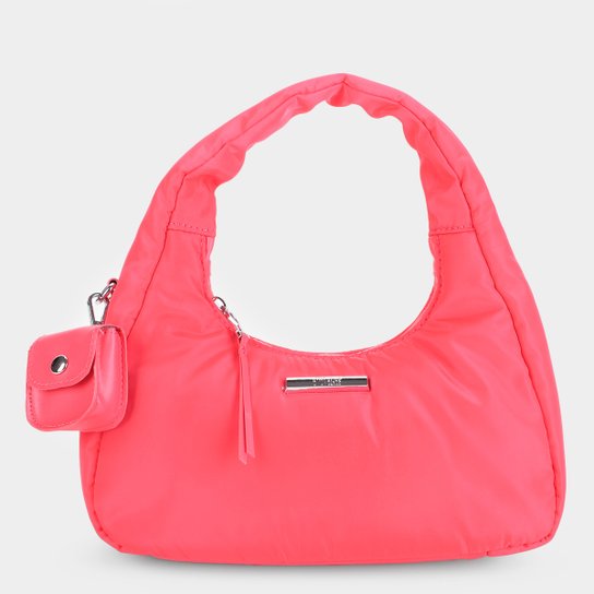 Bolsa Santa Lolla Flap Nylon Feminina - Rosa Escuro Menor preço em Bolsa Santa Lolla Flap Nylon Feminina - Rosa Escuro