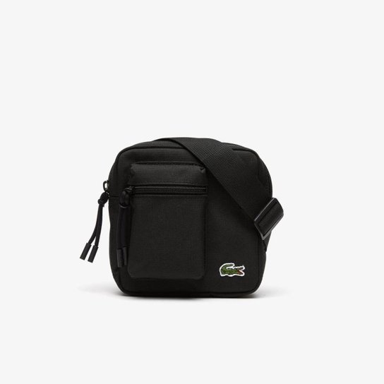 Bolsa Shoulder Bag Lacoste com Alça Ajustável e Zíper para Câmera