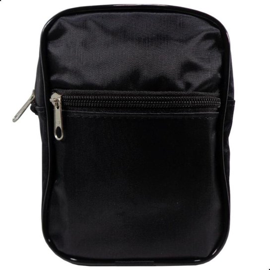 Bolsa Shoulder Bag Masculina Alça Transversal Zíper Moderna - Preto Menor preço em Bolsa Shoulder Bag Masculina Alça Transversal Zíper Moderna - Preto