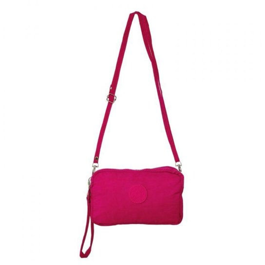 Bolsa Sport Pequena em Tactel 3 divisórias Feminina - Rosa é ruim? Bolsa Sport Pequena em Tactel 3 divisórias Feminina - Rosa é boa?