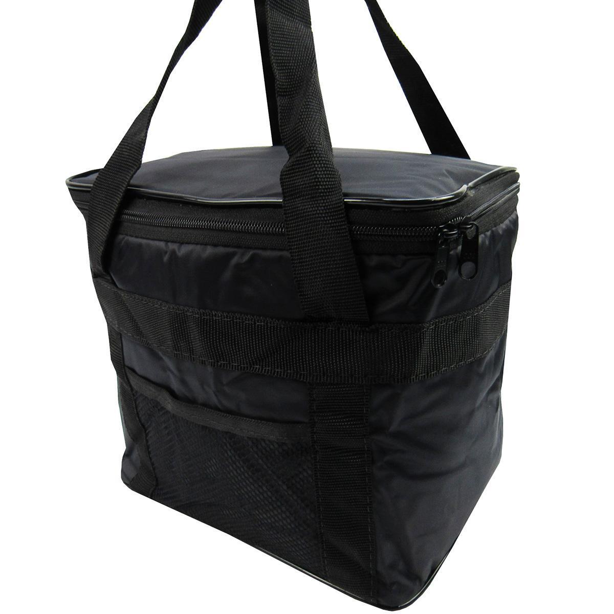 Bolsa Térmica Cooler 10 Litros Freezer Para Cerveja E Praia - Preto ...
