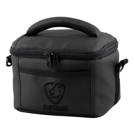 Bolsa Térmica Fitness Marmita Lancheira Academia Original - Preto Menor preço em Bolsa Térmica Fitness Marmita Lancheira Academia Original - Preto