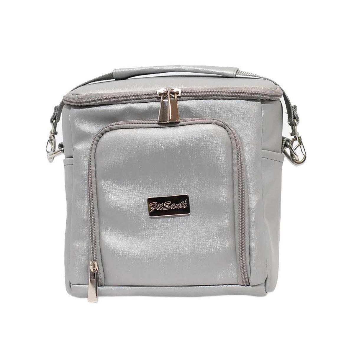 black bolsa with silver