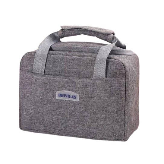 Bolsa Térmica Lancheira Academia Passeio Fitness - Cinza Menor preço em Bolsa Térmica Lancheira Academia Passeio Fitness - Cinza