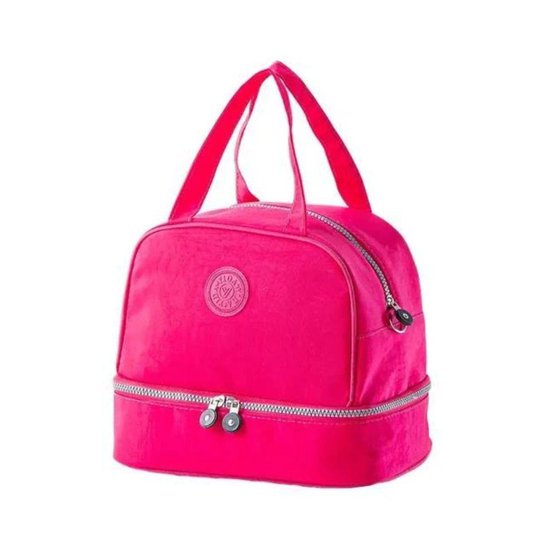Bolsa Térmica Lancheira Academia Passeio Fitness - Rosa Menor preço em Bolsa Térmica Lancheira Academia Passeio Fitness - Rosa