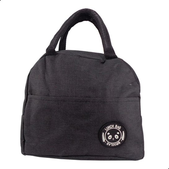 Bolsa Térmica Lancheira Marmita Viagem Fitness Dia a Dia - Preto Menor preço em Bolsa Térmica Lancheira Marmita Viagem Fitness Dia a Dia - Preto