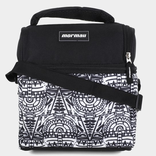 Bolsa Térmica Mormaii Estampada - Preto+Branco Menor preço em Bolsa Térmica Mormaii Estampada - Preto+Branco