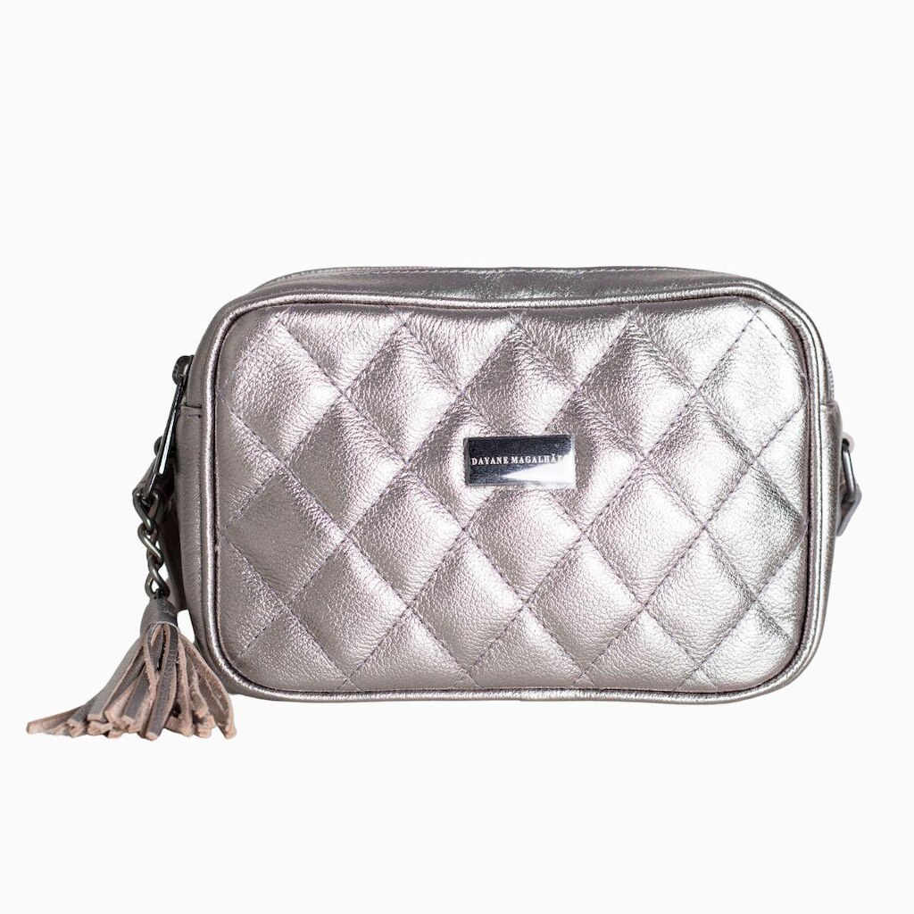 Bolsa Transversal Dayane Magalhães Matelassê Onix