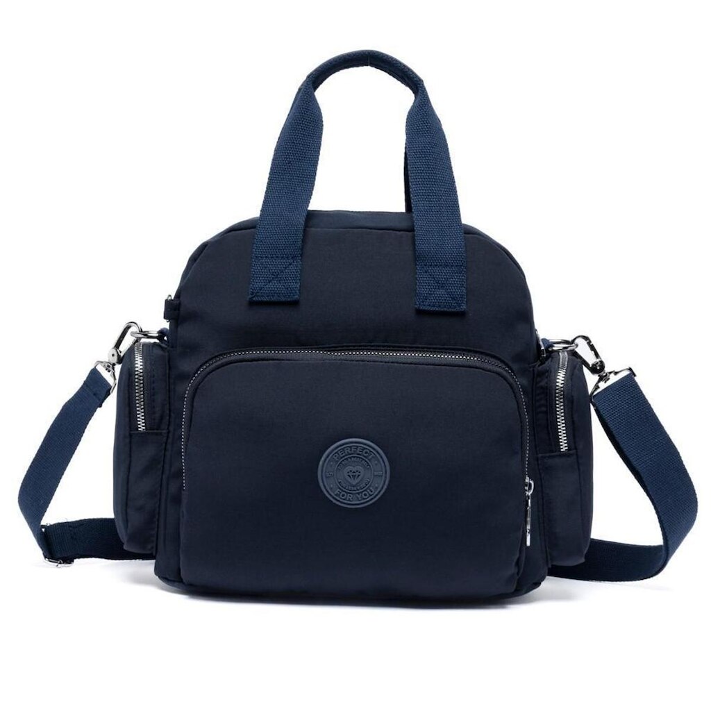 Bolsa Transversal Feminina Espaçosa USB Trabalho Multifuncional Reforçada Faculdade
