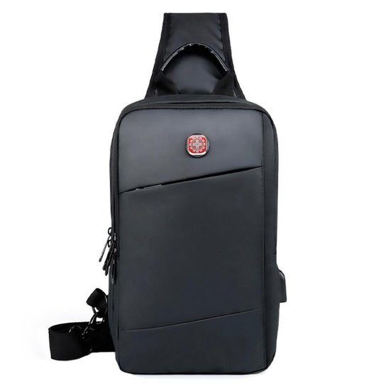 Bolsa Transversal Masculina Executiva Impermeável Crossgear Resistente - Preto Menor preço em Bolsa Transversal Masculina Executiva Impermeável Crossgear Resistente - Preto