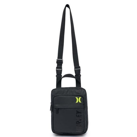 Bolsa Transversal Shoulder Bag Impermeável Tira Colo Unissex - Preto Menor preço em Bolsa Transversal Shoulder Bag Impermeável Tira Colo Unissex - Preto