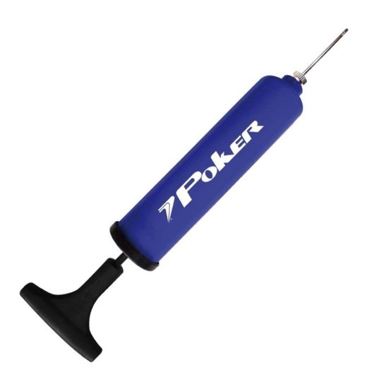 Bomba De Ar Poker Para Encher Bolas - Azul Menor preço em Bomba De Ar Poker Para Encher Bolas - Azul
