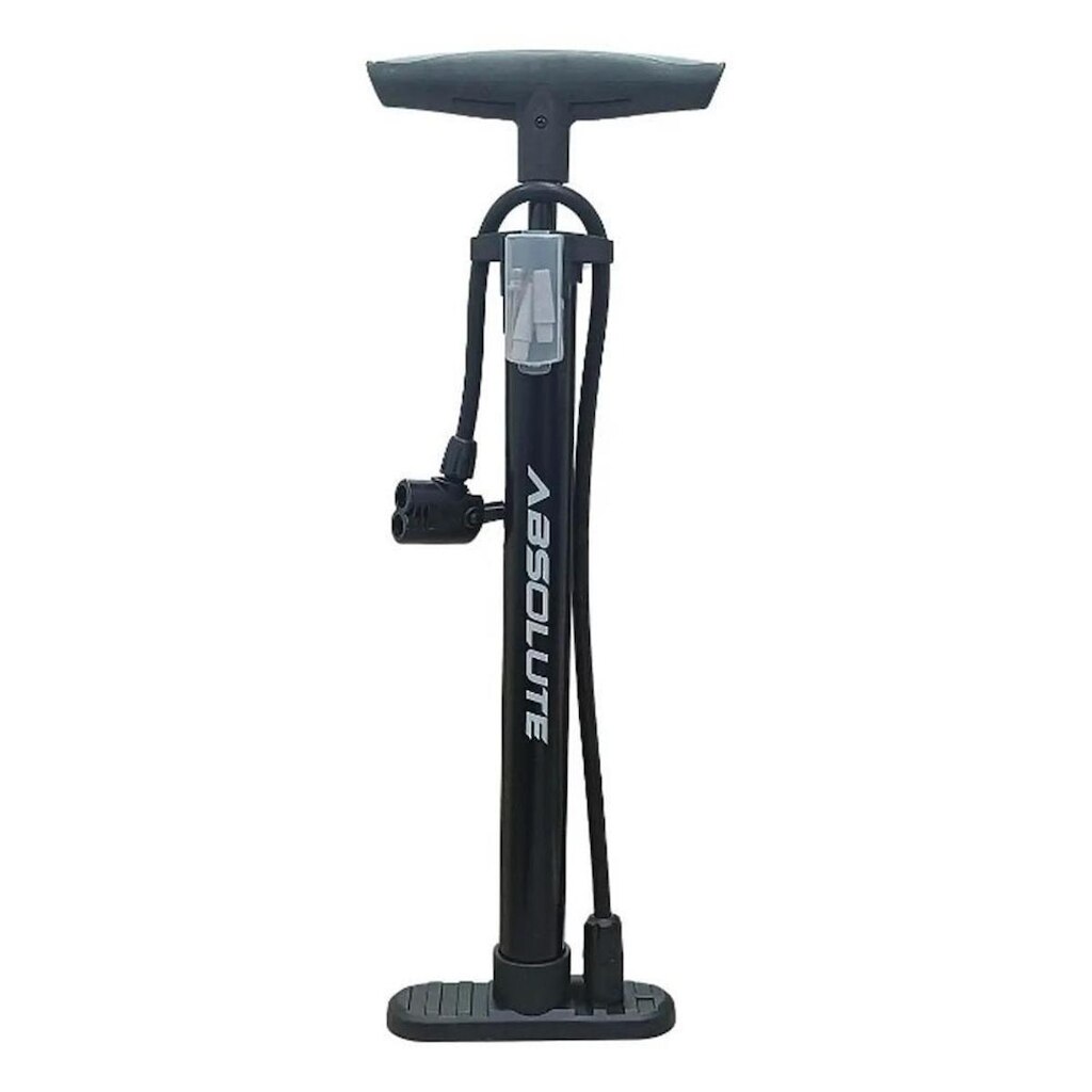 Bomba de Chão Ar Manual 120 PSI 40cm Bicicleta Válvula Presta e Schrader com Bico Bola