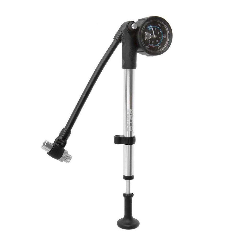 BOMBA DE SUSPENSÃO BIKE MTB BICICLETA COM MANÔMETRO 400 PSI